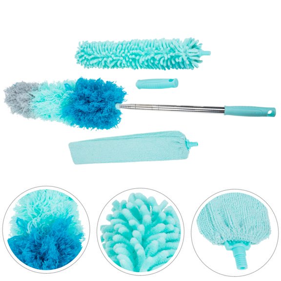 BESTYASH Ceiling Fiber Duster Set with Extendable Telescopic Handle for Efficient Home and Ceiling Cleaning