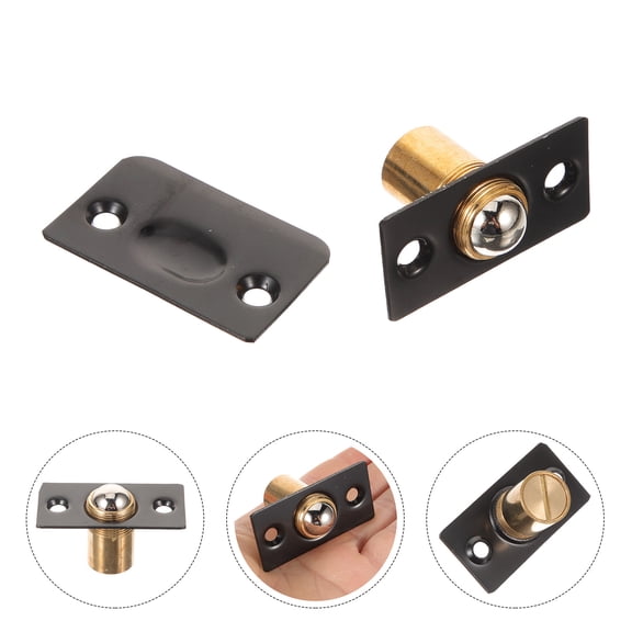 BESTYASH 1 Set Door Ball Catch Replacement Roller Catches for Doors Black for DIY Enthusiasts