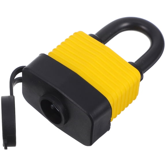 BESTYASH 1 Set Heavy Duty Padlocks For Outdoor Use With Key Waterproof Iron Lock For Storage Units