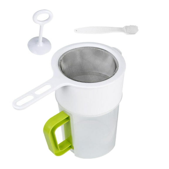 BESTYASH 1 Set Nylon Juice Filter Strainer Cup for Fruit and Food Preparation, Easy to Use and Clean