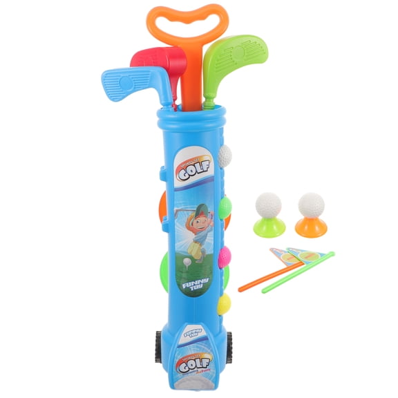 BESTYASH 1 Set Kids Golf Children Golf Plaything Interactive Plastic Multi Indoor Play