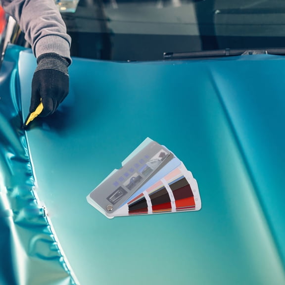 BESTYASH 1 Set Paint Samples Color Sample Cards For Color Matching Paper Multi For Automotive Refinishing Use