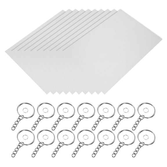 BESTYASH Printable Shrink Plastic Sheets for Crafts, Multi-Color Shrinky Plastic Sheets Set for Creative Projects