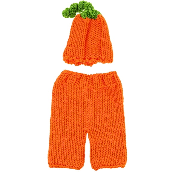 BESTYASH 1 Set Pumpkin for Baby Photoshoot Pumpkin Themed Design Wool Photo Props