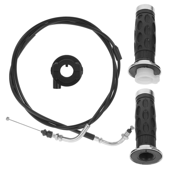 BESTYASH Throttle Cable Replacement Kit 1 Set with Handlebar Throttle Screw for Motorcycle ATV