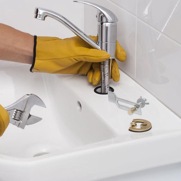 BESTYASH 1Set Sink Mounting Clips Undermount Brackets Metal Kitchen Support for Wash Basin Installation