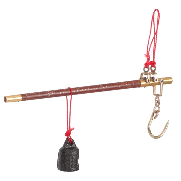 BESTYASH 1 Set Weighing Scales Wooden Pole Scale Classic Design For Daily Life
