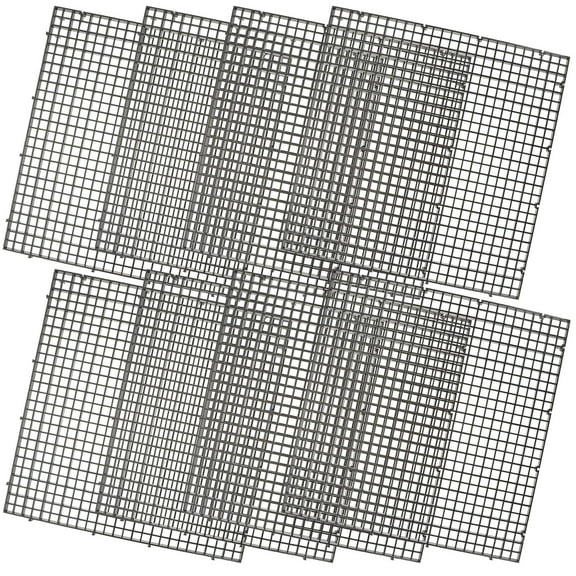 BESTYASH 1 Set of Fish Tank Divider Plates Black PVC for Fish Breeding in Aquariums