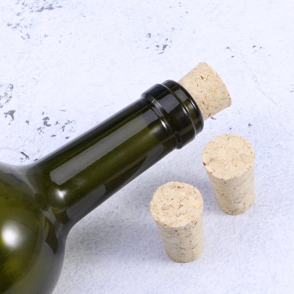 BESTYASH 10 Pcs Straight Corks Wine Natural Wood Closure Ideal for Parties