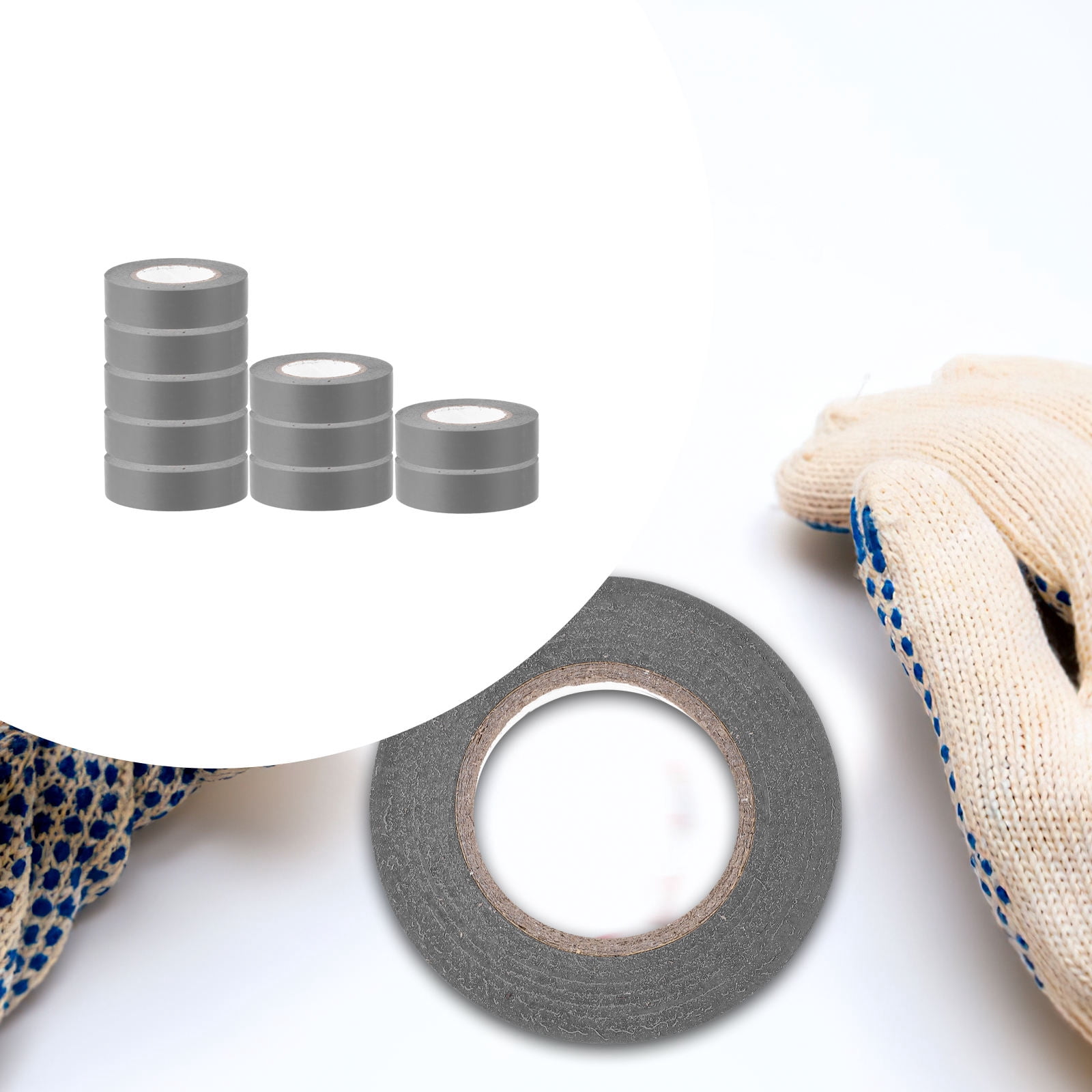 BESTYASH Grey PVC Electrical Tape, and Moisture Insulation Tape for Electrical Wiring and Repairs