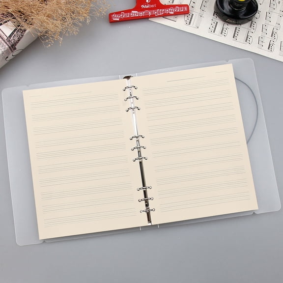 BESTYASH 100 Sheets Music Staff Paper Loose Leaf White Paper for Students
