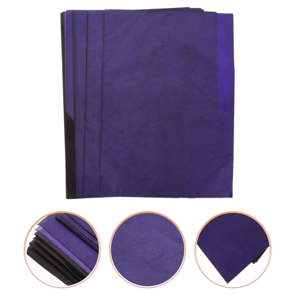 BESTYASH 100 Sheets of Carbon Transfer Paper Graphite for Craftsmen Dark Blue Drawing in Art Projects