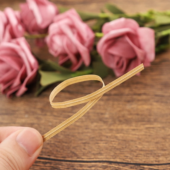 BESTYASH 1000Pcs Portable Twisting Ties Kraft Paper Bread Ties for Household and Party Use