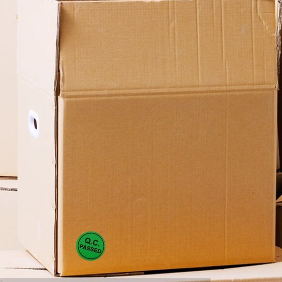 BESTYASH 1000Pcs Qc Passed Stickers for Warehouse Supplies and Quality Inspection Use