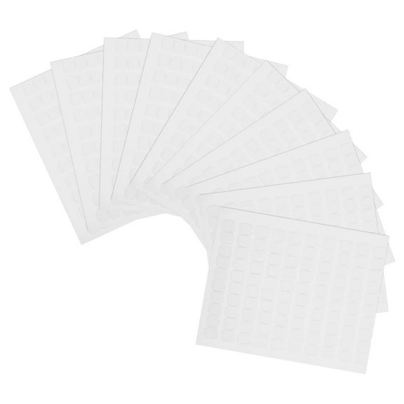 BESTYASH 1000Pcs White Double Sided Clear Sticky Putty Adhesive Tack for Wall Use