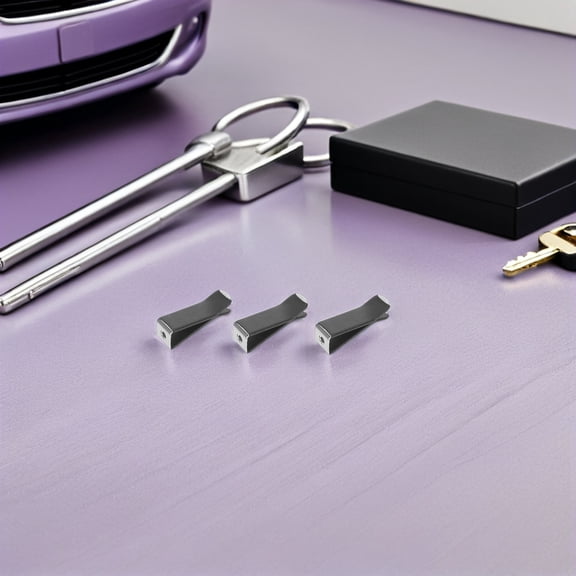 BESTYASH 100Pcs Black Car Aromatherapy Vent Clips Alloy Air Conditioning Outlet Clamp