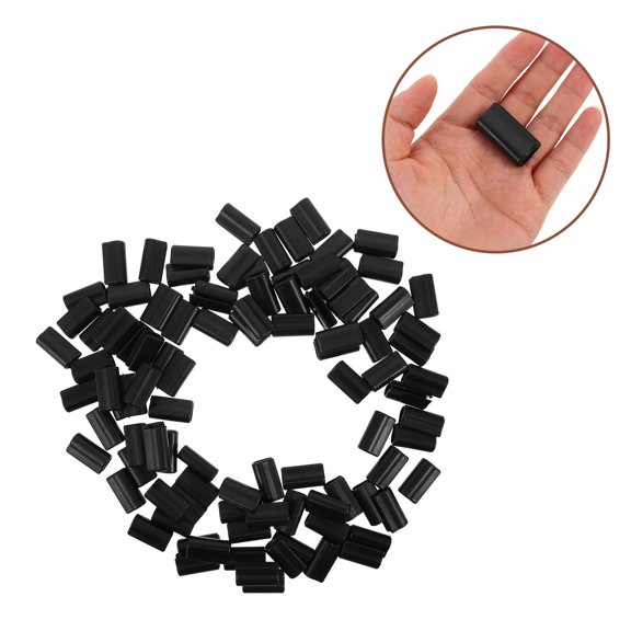 BESTYASH 100Pcs Car Carpet Retainer Clips Easy Press Non Skid Floor Mat Fasteners Black