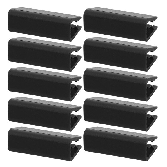 BESTYASH 100Pcs Car Floor Mat Retainer Clips Black Plastic Non Slip Universal Footwell Mat Stabilizer Fasteners