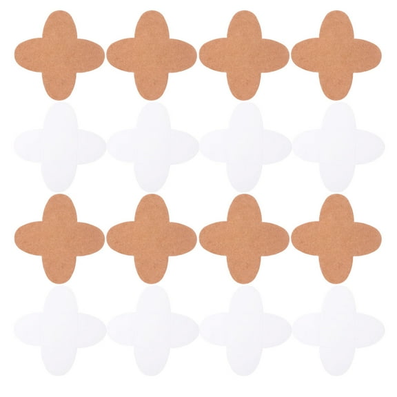 BESTYASH 100Pcs Chocolate Fixed Paper Tray Kraft Linerboard Candy Wrapper Truffle Holder Assorted Colors