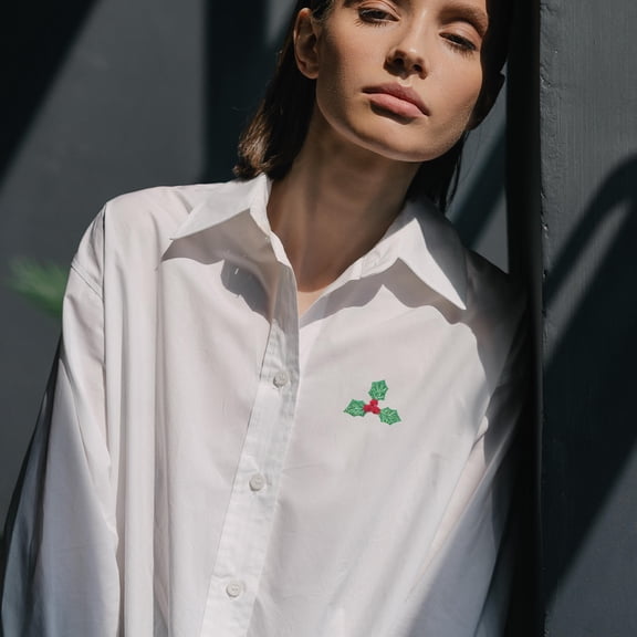 BESTYASH 100Pcs Christmas Holly Berries Applique for Green Room Decor and Tree Ornament Making