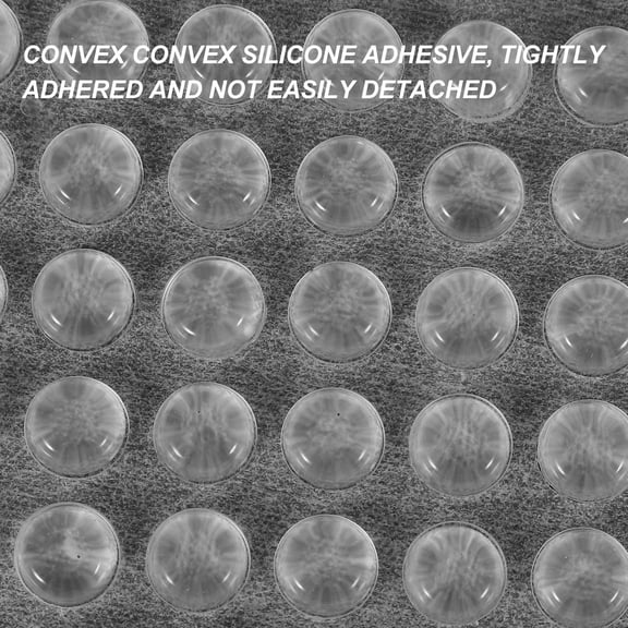 BESTYASH 100Pcs Clear White Bump Dots for Low Aids Self Adhesive Non Skid Bumper Pads