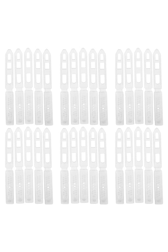 100 Pieces Clear Plastic Hair Clips for Styling, Sectioning, and Crafting Unique Hair Designs