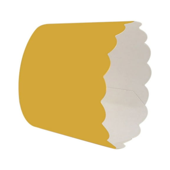 BESTYASH 100Pcs Golden Cake Cup Baking Cups Accessory for Elegant Dessert Presentation and Party Use