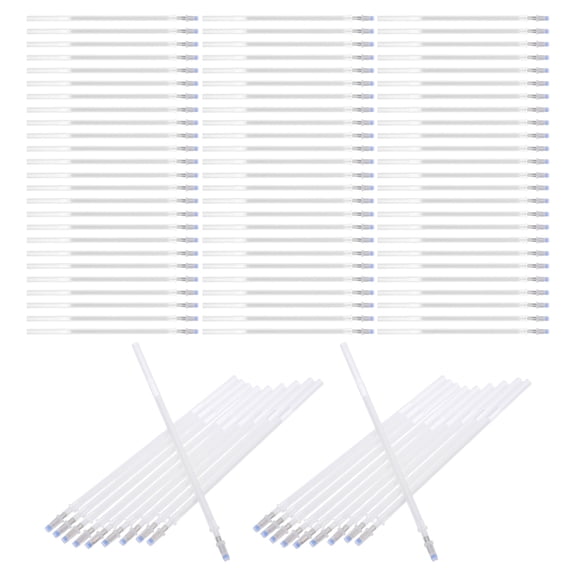BESTYASH 100Pcs White Heat Erase Pen Refills for Fabric Marking Sewing Quilting Dressmaking Embroidery