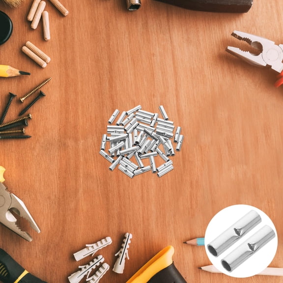 BESTYASH 100Pcs Terminal Block Copper Connectors for Quick Wiring and Splice Connections