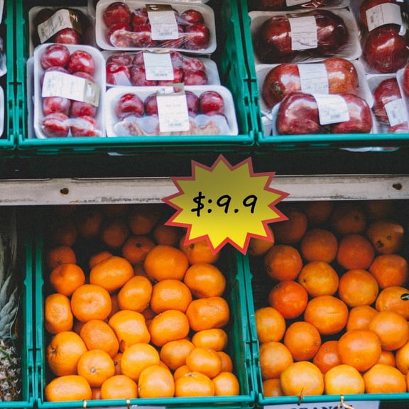 BESTYASH 100Pcs Paper Sale Signs Replacement Tags for Commercial Use Retail Price Burst Signs