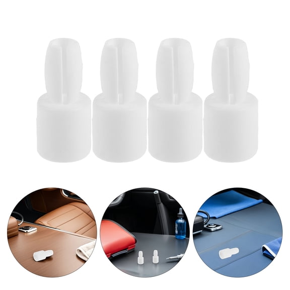 BESTYASH 100Pcs Plastic Car Window Regulator Fasteners White Clips for Quiet Auto Window Repair