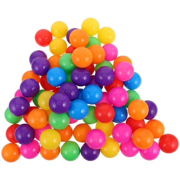 BESTYASH 100Pcs Plastic Playpen Balls Small Ocean Balls for Home Use Safe and Durable