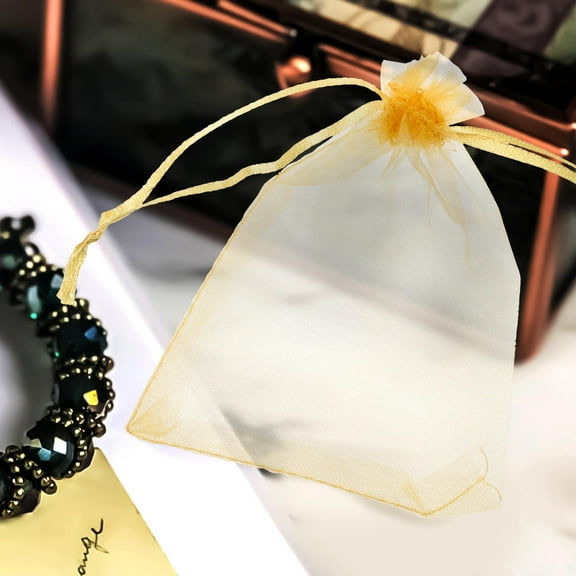 BESTYASH 100Pcs Practical Organza Bags Wedding Shower Bags for Friends and Family