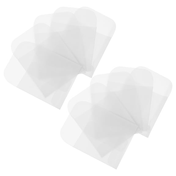 BESTYASH 100Pcs Small Transparent Envelopes with Self-Sealing Closure for Jewelry Coin and Photo Storage
