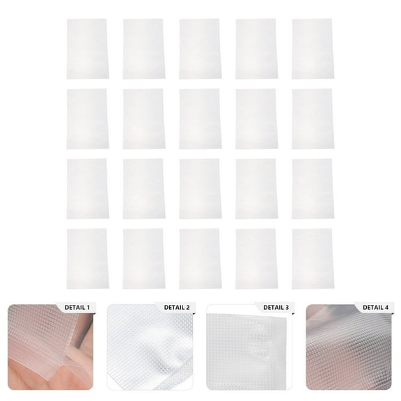 BESTYASH 100Pcs Small Vacuum Bags Food Vacuum Storage Bags For Commercial Use