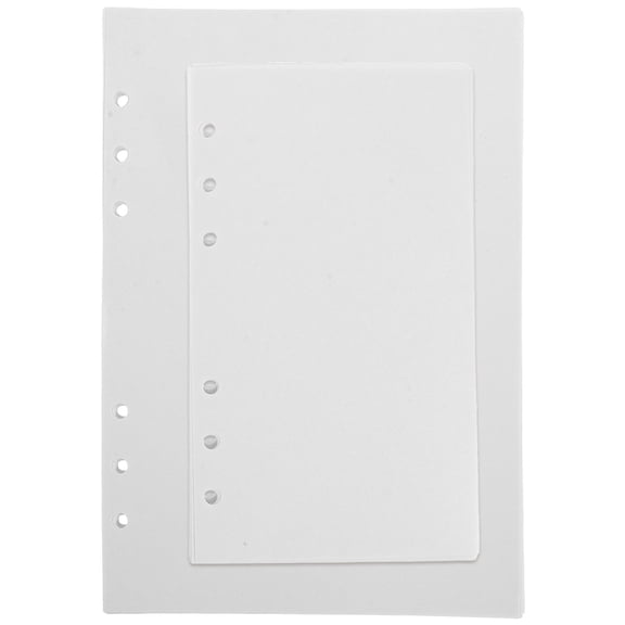 BESTYASH 100Pcs Reusable Release Paper Refills for Sticker Binder with Double Sided Design White Sheets