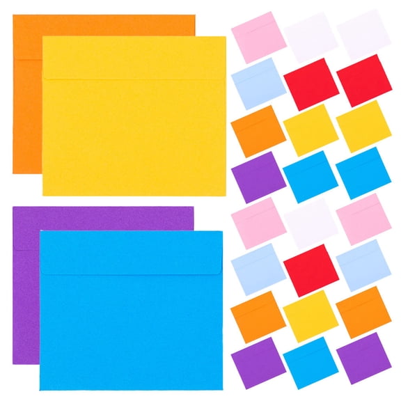 BESTYASH 100Pcs Vintage Style Paper Envelopes with Elegant Design for Personal and Business Use