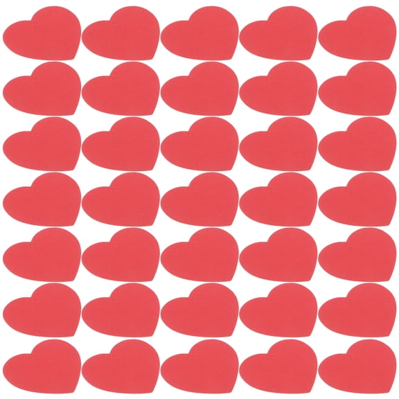 BESTYASH 100pcs Heart-Shaped Paper Tags for Crafting, Scrapbooking, Wrapping, and Creative Projects