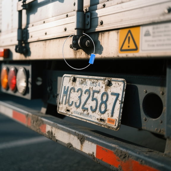 BESTYASH 100pcs Packing Seal Blue Cable Seals Steel for Industrial Use with Wide Temperature Compatibility