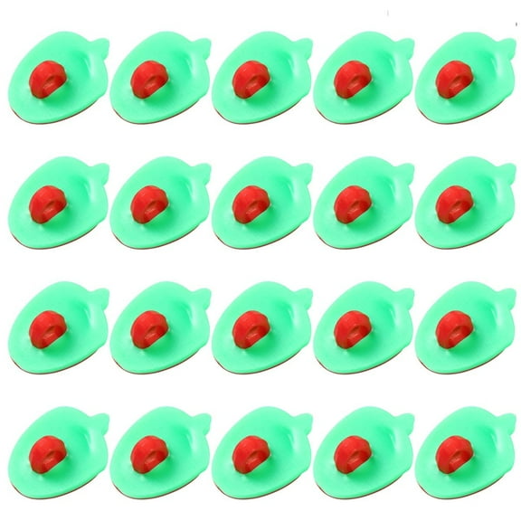 BESTYASH 100Pcs Red Strawberry Plastic Buttons for Sewing, Knitting, Clothes, Bags, Crafts, Projects