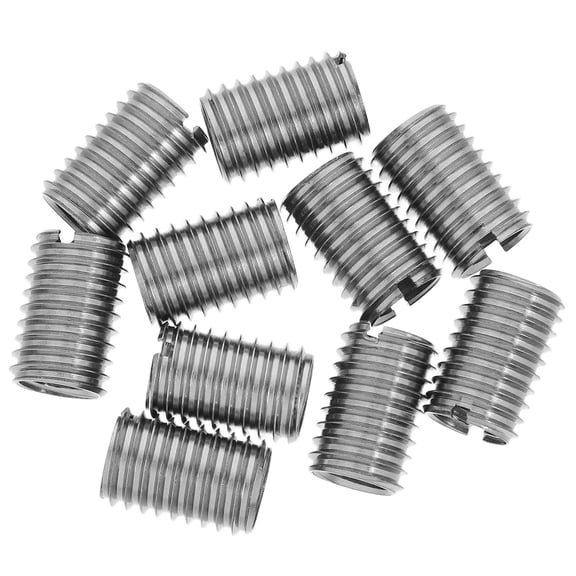 BESTYASH 10Pcs 304 Stainless Steel Thread Repair Insert Sleeve for Industrial Threaded Fastener Reinforcement
