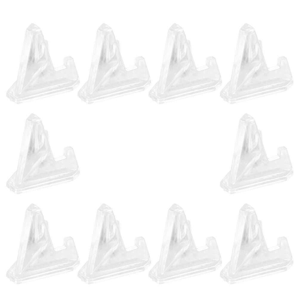 BESTYASH 10Pcs Acrylic Badge Storage Racks with Stable Design for ...