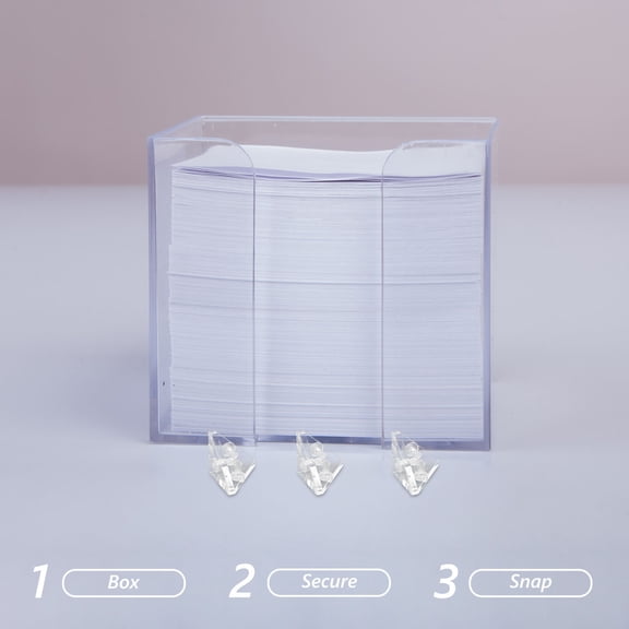 BESTYASH 10Pcs Acrylic Corner Braces Transparent Small Brackets for Secure Box and Shelf Support