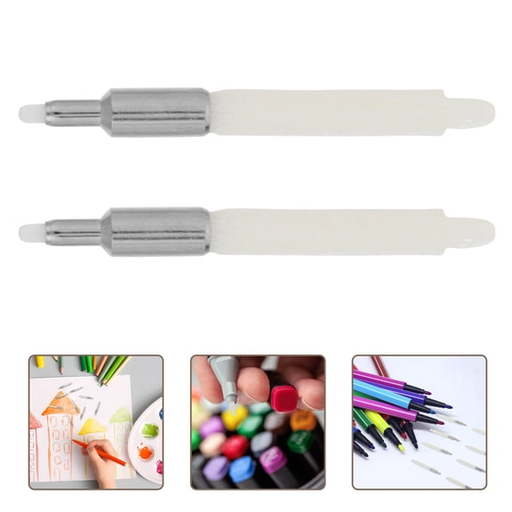 BESTYASH 10Pcs Acrylic Paint Marker Replacement Tips Yellow 05Mm Fine Point for Versatile Creative Use