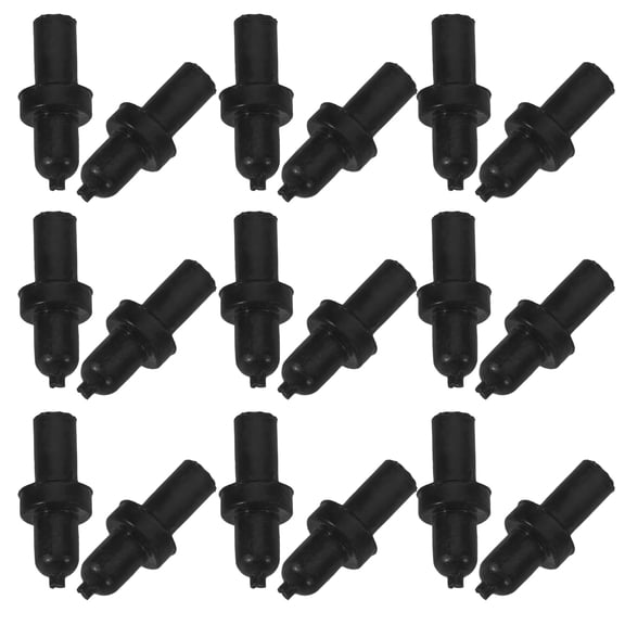 BESTYASH 10Pcs Air Pump Converter for Basketball Football Inflatable Adapter Accessories Black Durable
