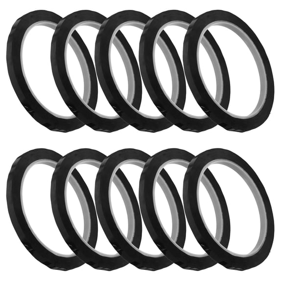 BESTYASH 10Pcs Black Adhesive Pinstripe Tape for Whiteboard and Craft Project Grid Marking