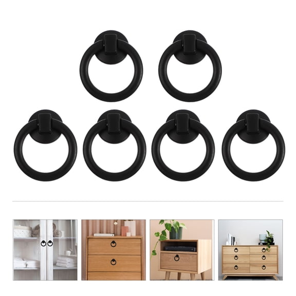 BESTYASH 10Pcs Black Cabinet Knobs for Kitchen Remodeling and Home Renovation