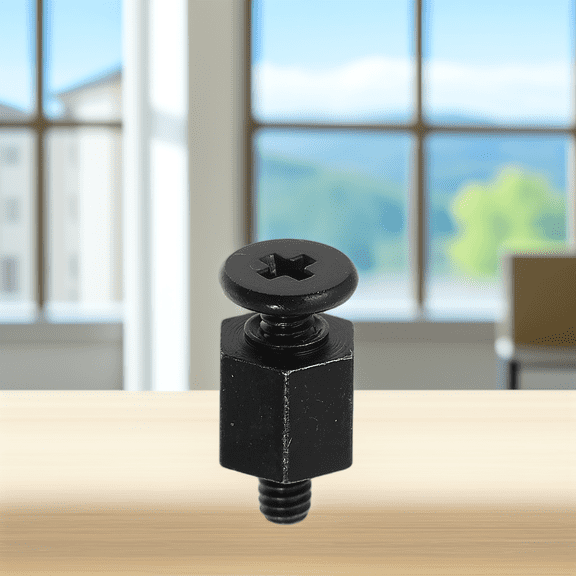 BESTYASH 10-Piece Black SSD Mounting Screw Set for Computer, Metal, -Resistant Hardware Kit