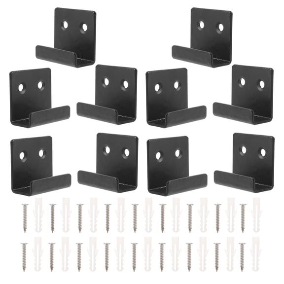 BESTYASH Black Ceramic Tile Wall Bracket Hanger Mounting Hardware