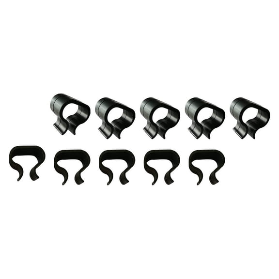 BESTYASH 10Pcs Black Sectional Sofa Fasteners Furniture Alignment Clamps for Outdoor Wicker Sofa and Chair